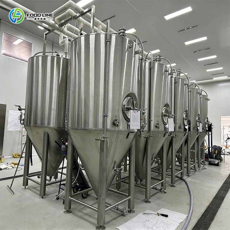 Custom Hot Sale Automatic Complete Barley Beer Production Line Making Machine