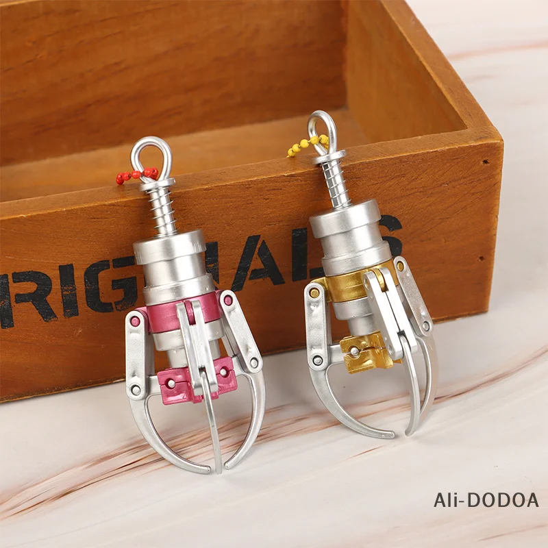 سبيكة الربيع مخلب كليب DIY بها بنفسك لعبة لعبة تحصيل ممر مخلب آلة بيع المفاتيح قلادة #2