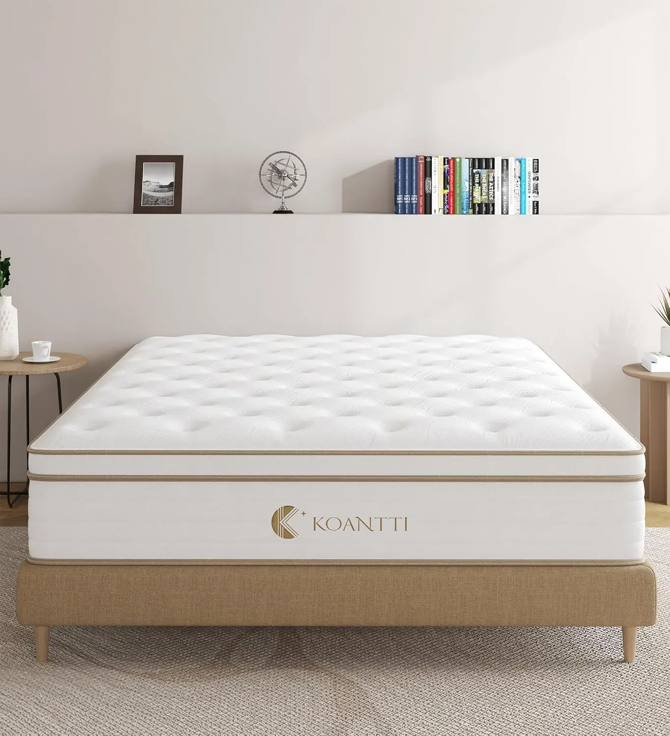 

Queen Size Mattress,12 Inch Memory Foam Hybrid Mattress in a Box with Individual Pocket Spring,for Pressure Relief Motion