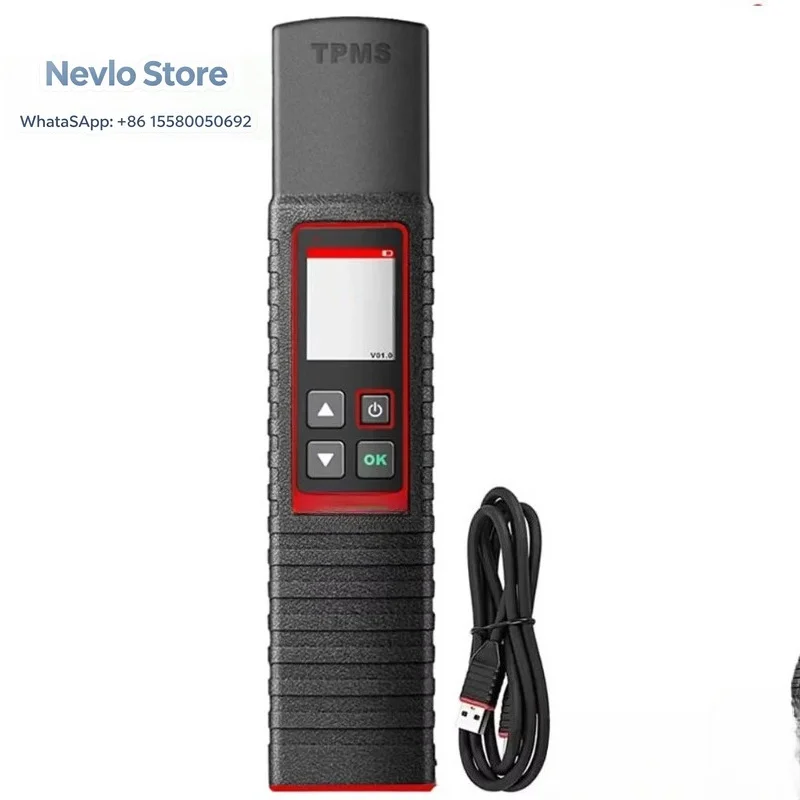 Handheld Automotive TPMS Programming Tool, for 315MHz & 433MHz 2-in-1 Tire Pressure Sensors