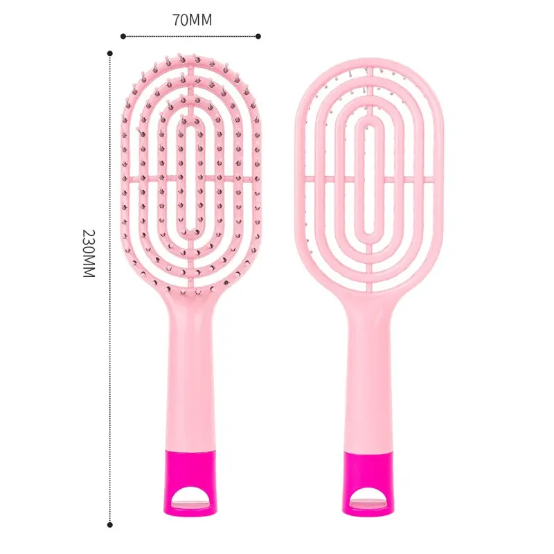 Tangle Hair Combs Head Scalp Massage Comb Detangler Curly Wet Dry Thick Wavy Straightening Brush Hairbrush Accessorie image 6