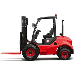 Four Wheels 3-6 Ton Chinese Low Price All Rough Terrain off-Road  Forklift Trucks CE ISO Japanese Engine Forklift Factory Direct