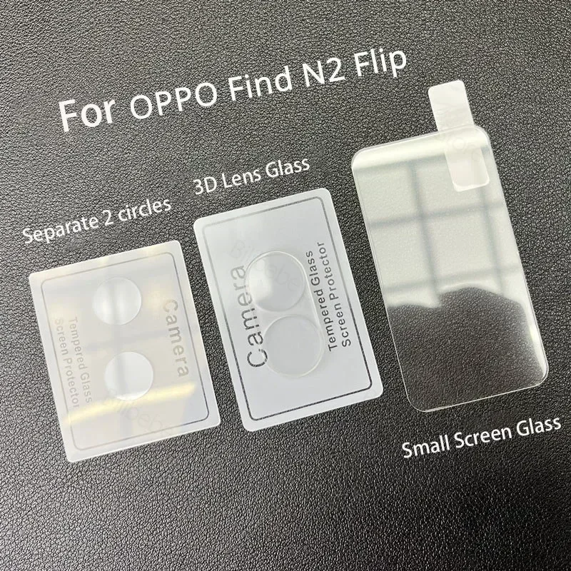 Защитное стекло для задней линзы для Oppo Find N2 Flip, Защитное стекло для камеры телефона для Oppo Find N2, маленькое стекло для задней панели