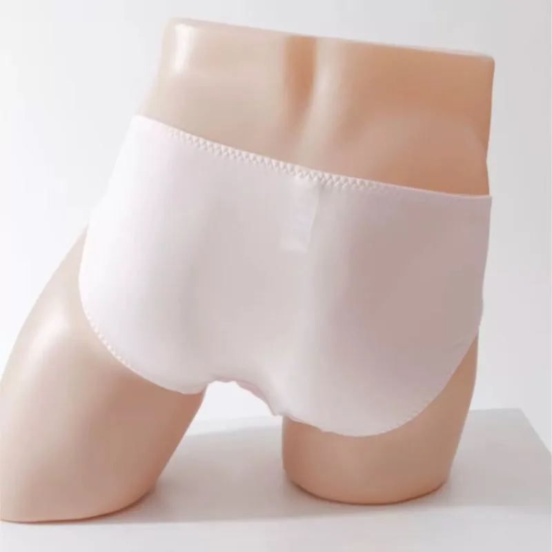 Men's Fashion Embroidered Lace Comfortable Breathable Underwear Feminine Cross-dressing Roleplay Sexy Briefs Sissy Party Panties