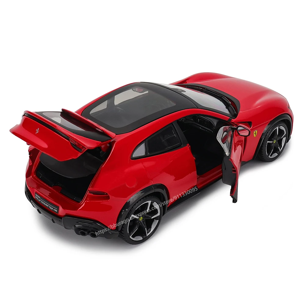 Bburago-modelo de coche Ferrari PUROSANGUE, juguete de Metal fundido a presión para niños, regalo de novio, colección de coches de aleación