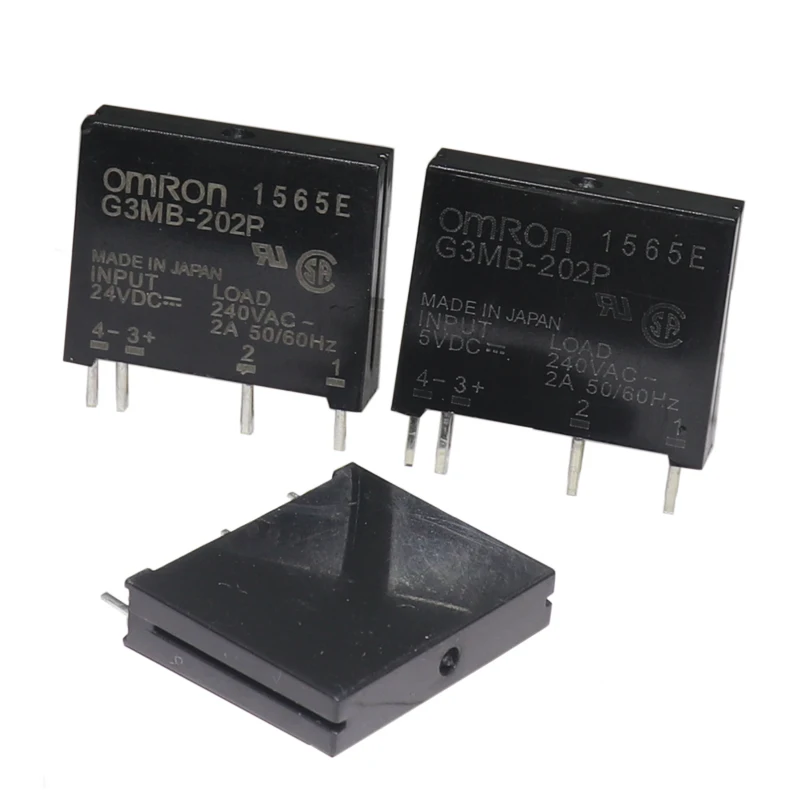【5-2PCS】G3MB-202P Relay Module DC-AC PCB SSR In 5V 12V 24V DC Out Solid State Relay Module