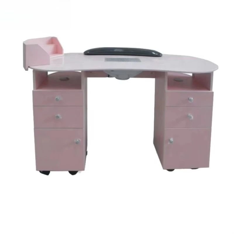 Modern Style Cheap Beauty Salon Furniture White Nail Station Manicure Table Set