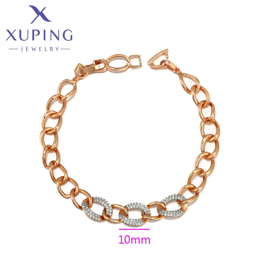 Xuping Jewelry Fashion New Arrival Gold Color Women's Bracelet X000019925