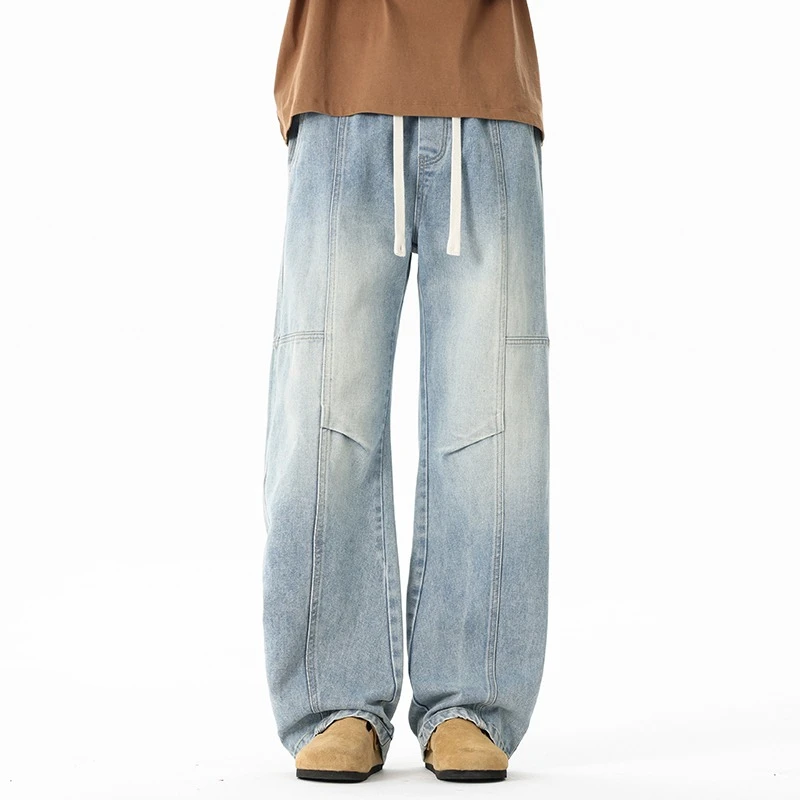 2026 Autumn and Winter Jeans Trend Loose Straight Casual Y2K Long Pants