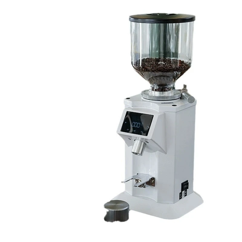 

Commercial 74MM stainless steel flat knife electronic quantitative powder anti-static non-agglomeration electric coffee grinder