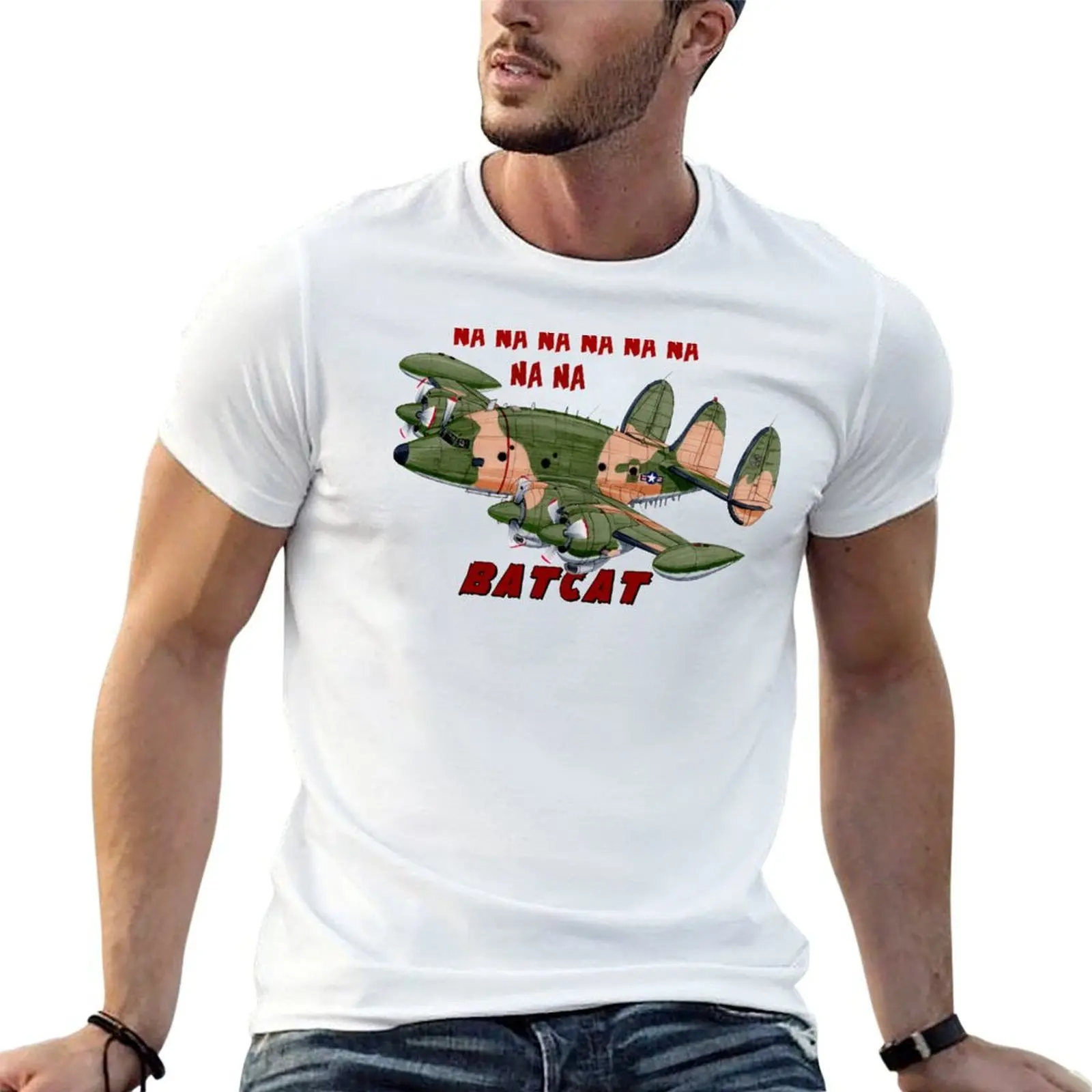 

Lockheed EC-121R 'BATCAT' T-Shirt t shirts for man graphic cars t shirts for man slim fit T-Shirt
