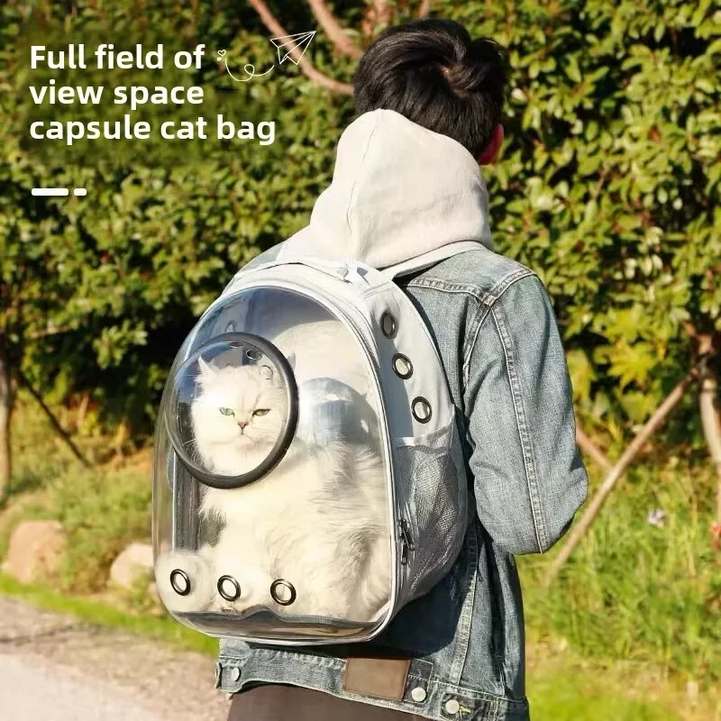 

Shoulder Cat Bag Pet Dog Backpack Going Out Bag Breathable High-end Cat Backpack Space Capsule Portable Cat Carrier Bag Ruckzak