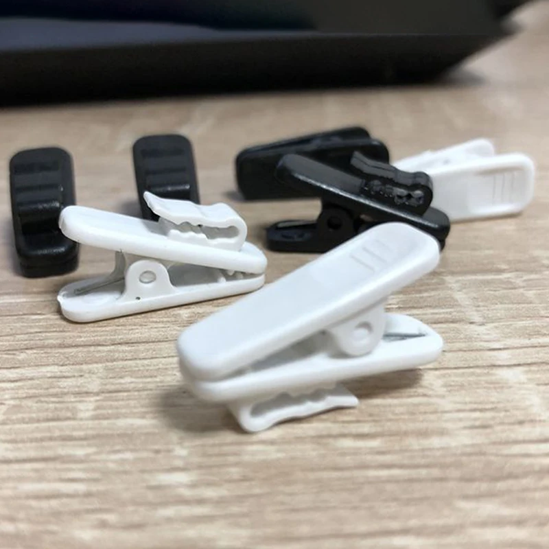 Hot Sale 10 Pcs Cable Cord Clamp Headset Clamp Collar Clip Rotating Clamps Headphone Cable Clips Earphone Winder Accessories