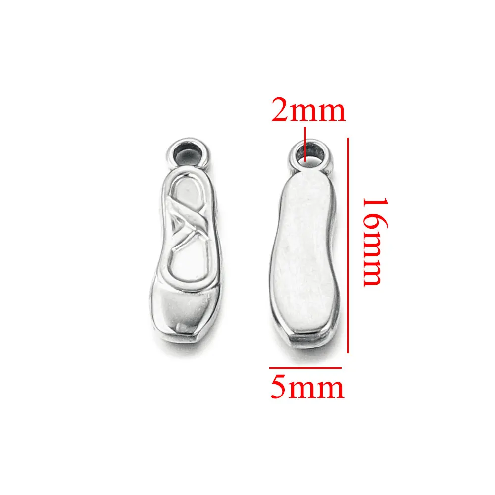 10Pcs Stainless Steel Gold-plated Small Charm Sun Flower Pendants
