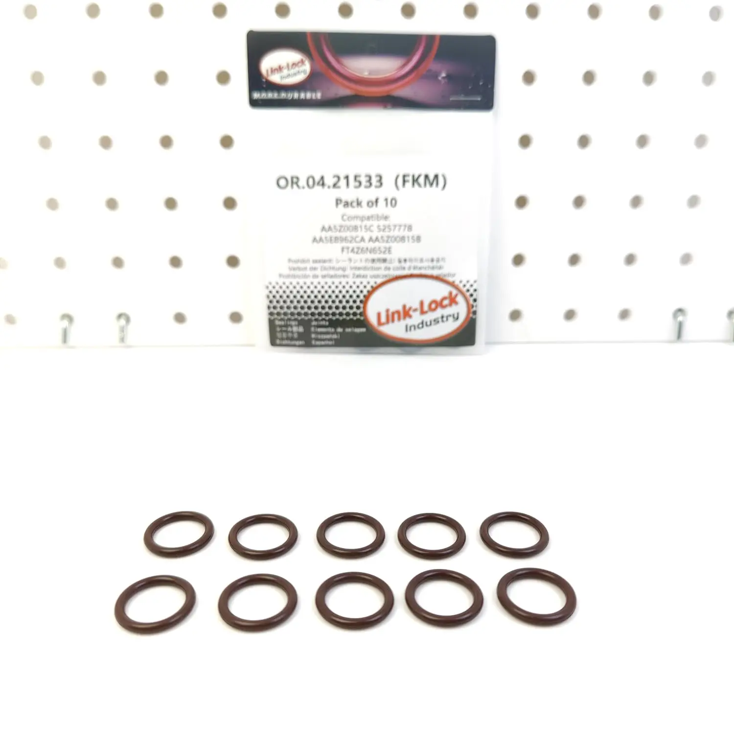 LINK-LOCK 10PCS OR.04.21533 FKM Viton Sealing O-Ring Kit of Turbocharger oil return pipe AA5Z00815C 5257778 AA5E8962CA AA5Z00815