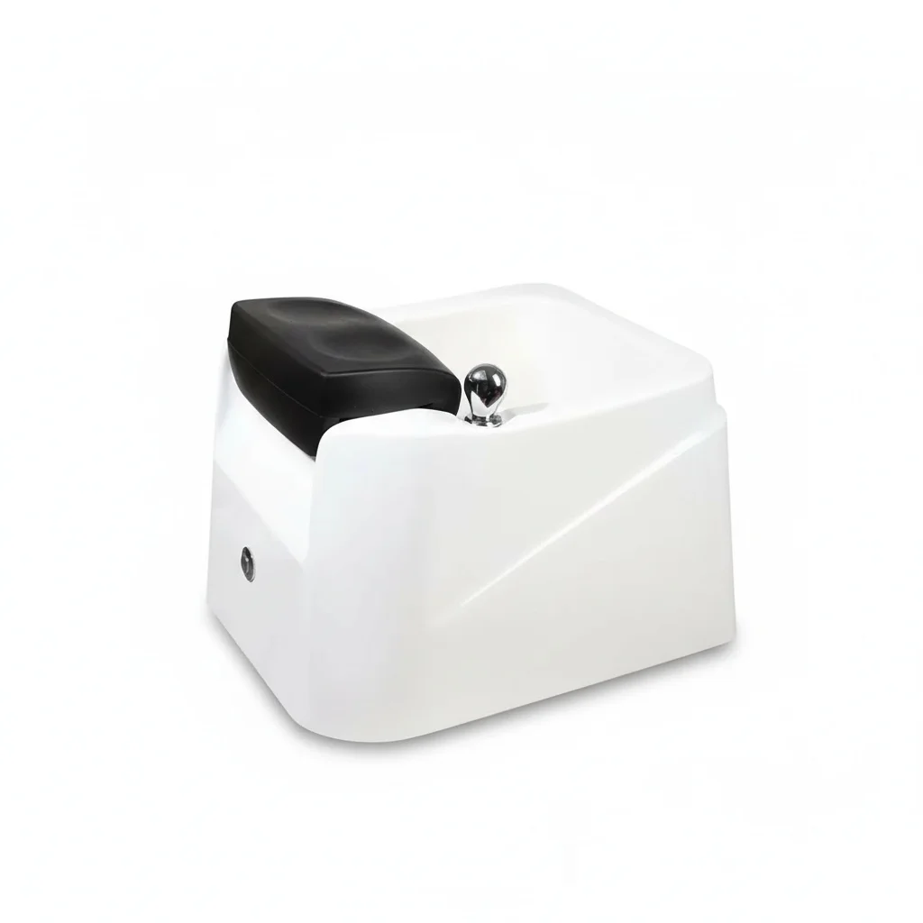 

Pedicure Spa Bowl with Foot Massager, fit for Pedicure Chair, Heavy Duty Rectangular Spa Bowl, Salon Spa Equipment Accessory