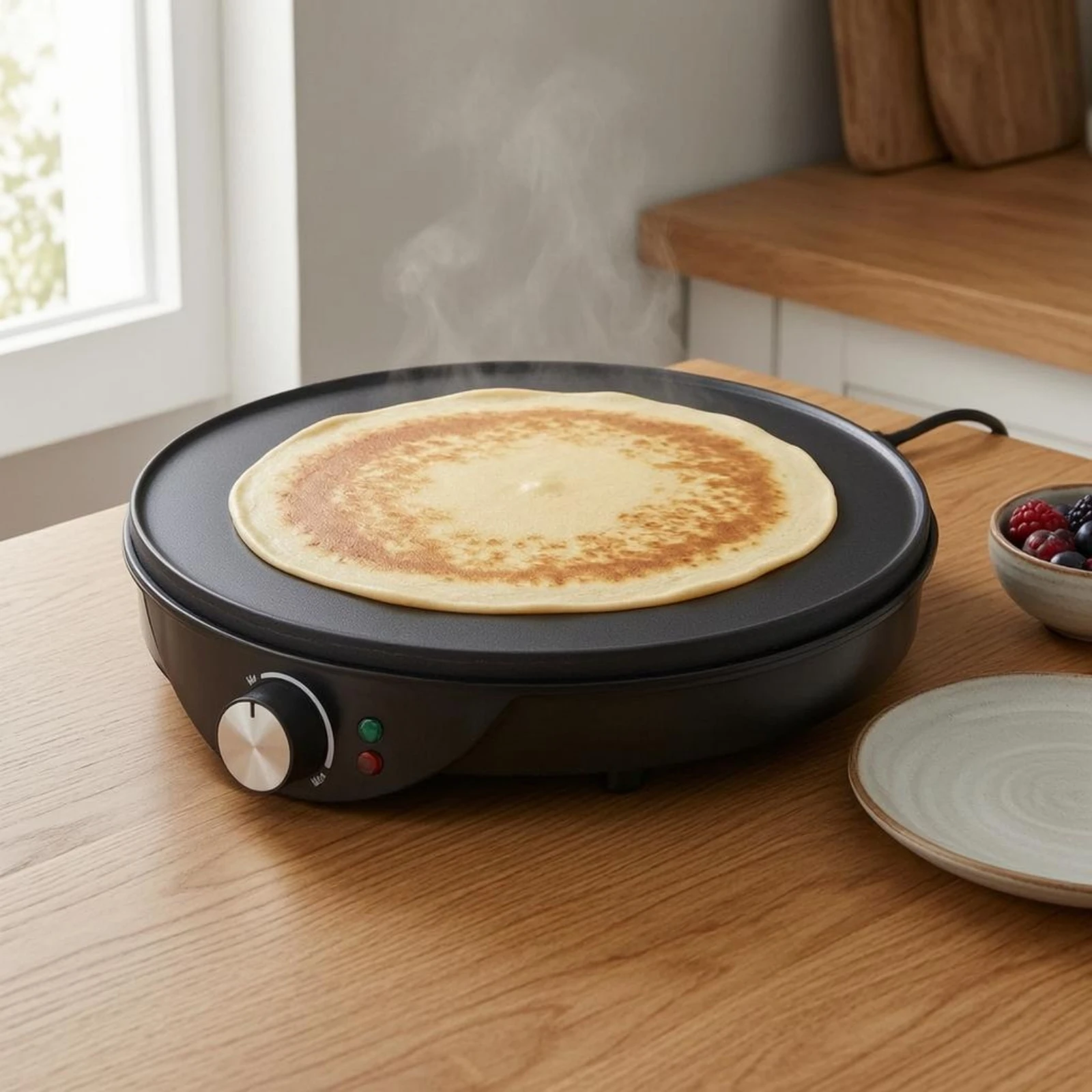 Electric Crepe Griddle 30 Cm Crepe Maker Pancake Maker 12 Inch Electric Griddle Flat