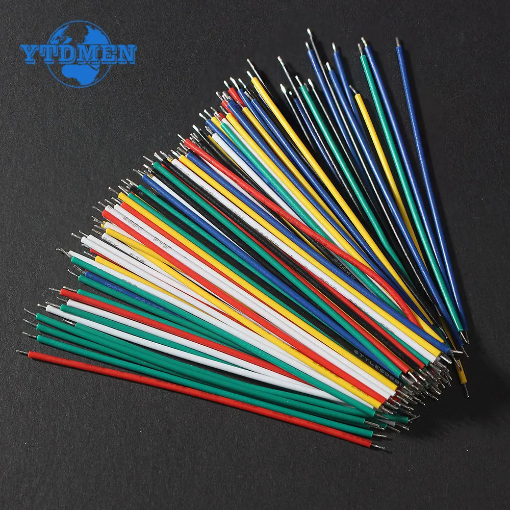 

120PCS High-Quality Electronic Wire 6 Color Jumper Kit for DIY Electronics, 24AWG Tinned Wire Set,PCB and Breadboard Cable Wire