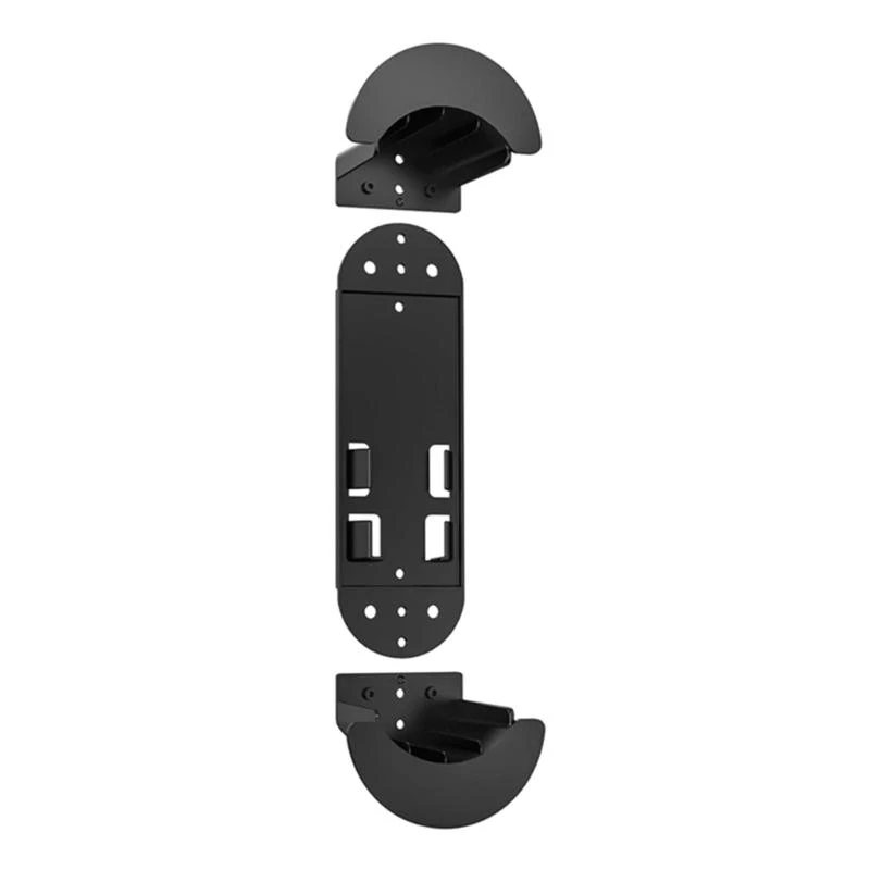 Space Saving Cable Management Hanger Bracket ABS Wall Mounted Holder Stand for Multiple Cables