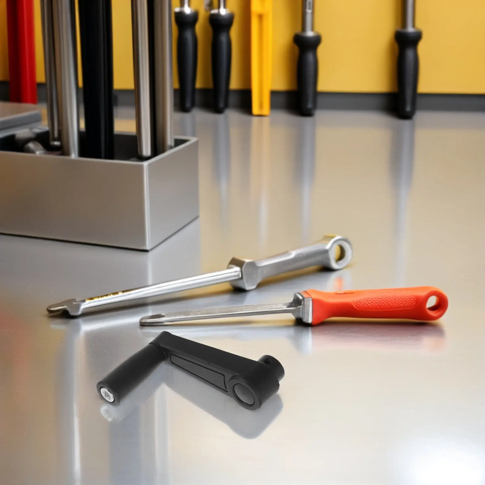 Hand Crank Generator Handle Plastic Crank Handle 12 Mm Round Hole Smooth Grip Replacement for Industrial Milling Lathe Machine