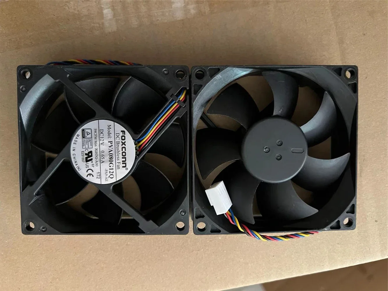 8cm 80mm fan 8025 80x80x25mm 12V 0.65A 4Pin PWM Computer CPU High Air Volume Cooling Fan PVA080G12Q JGH3G KCT24
