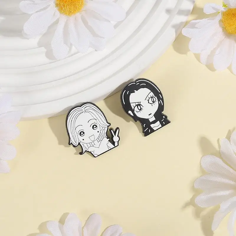 [MOA]Comic Girls Nana Enamel Pin Classic Japanese Anime Character Brooches Lapel Backpack Badge Cartoon Jewelry Gift[MOA] view 5
