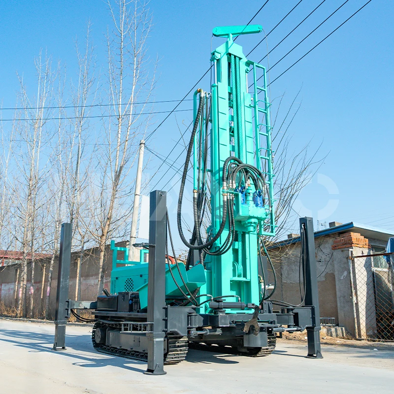 Diesel Engine Driven Pneumatic 400m Water Well Drilling Rig with Mud Pump Motor Suitable for Farms and Mines