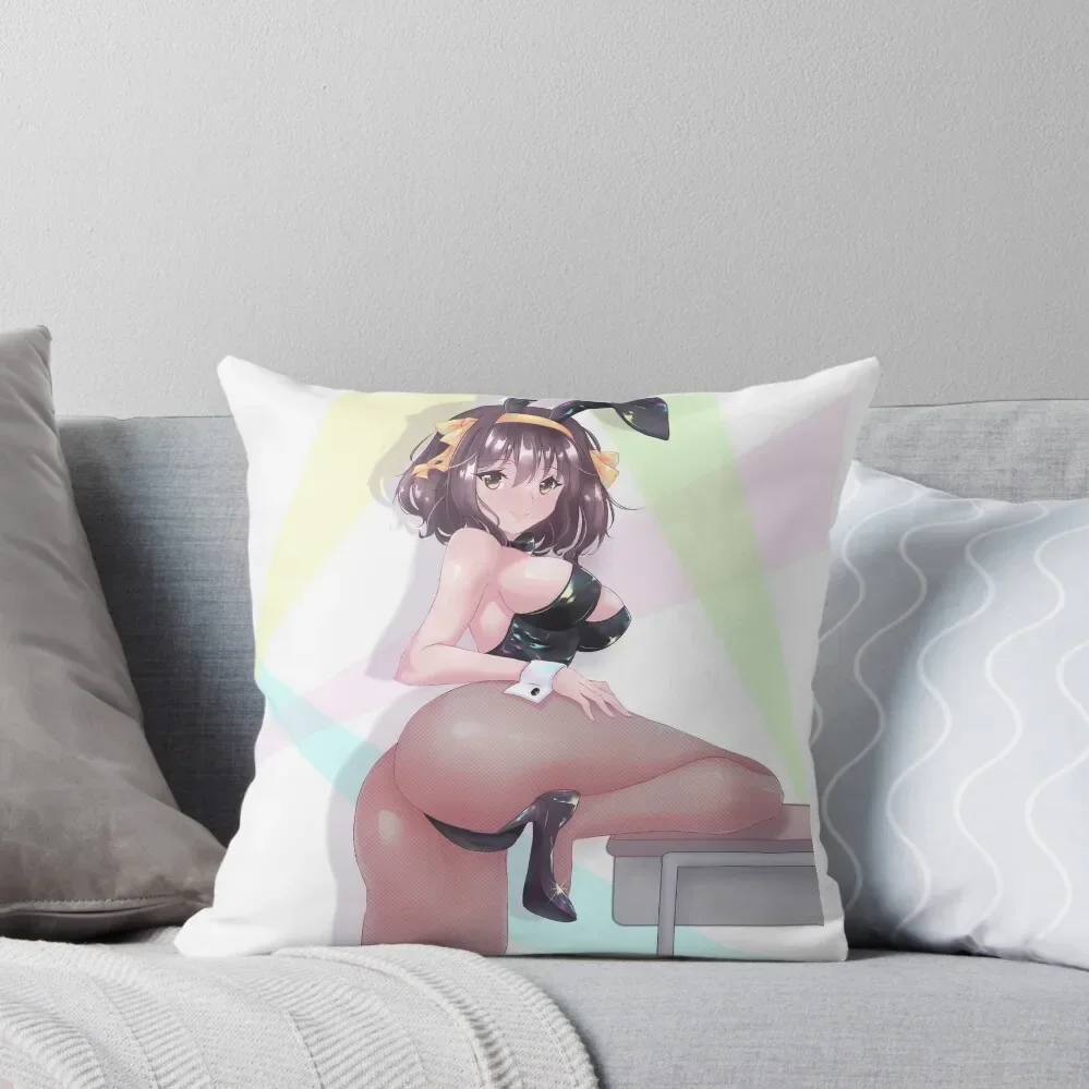 

Haruhi fan art Throw Pillow Cushions Decorative Pillow Covers For Sofa Cushion Cover For Sofa Pillow