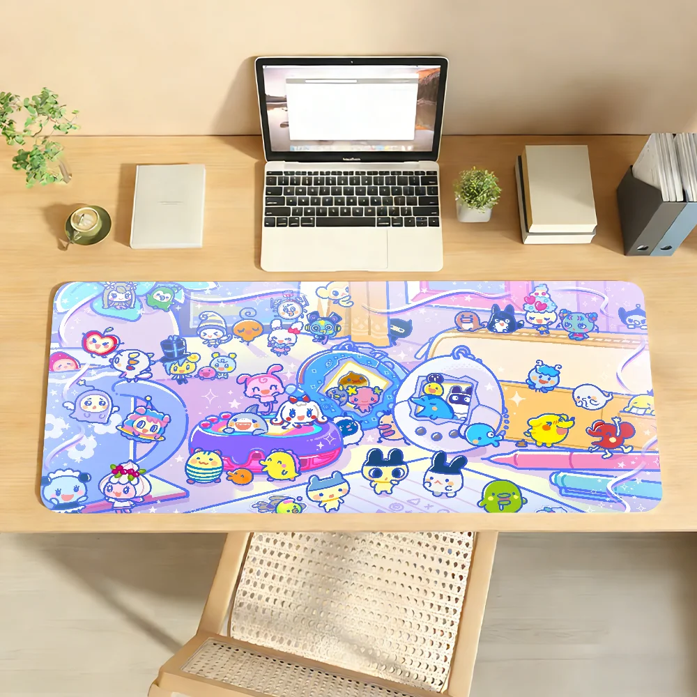 T-Tamagotchi Mauspad, rutschfeste Schreibtischunterlage, PC-Laptop-Zubehör, Gummi, Büro-Tastatur, groß, Gamer-Dekoration