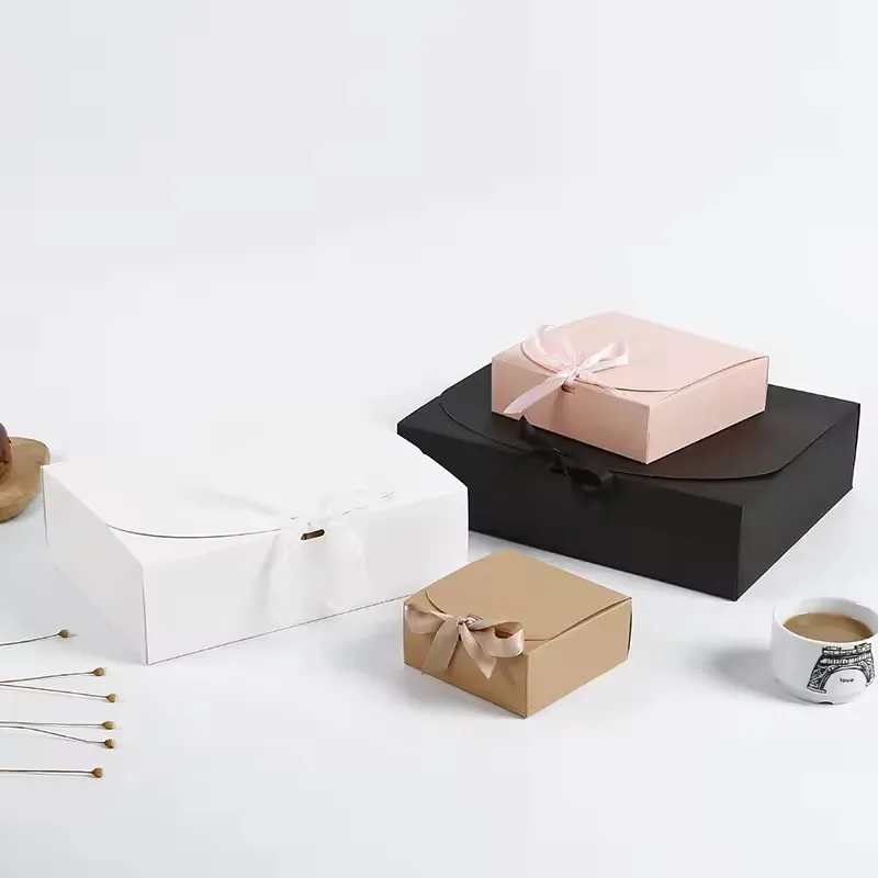 10PCS Multi-Size Paper Gift Boxes for Celebrations