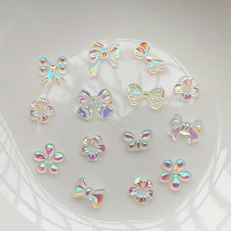 Bow tie/crown/flowers jewelry accessories resin Rhinestones Making DIY Scrapbook crafts Nail Art Design accessories supply