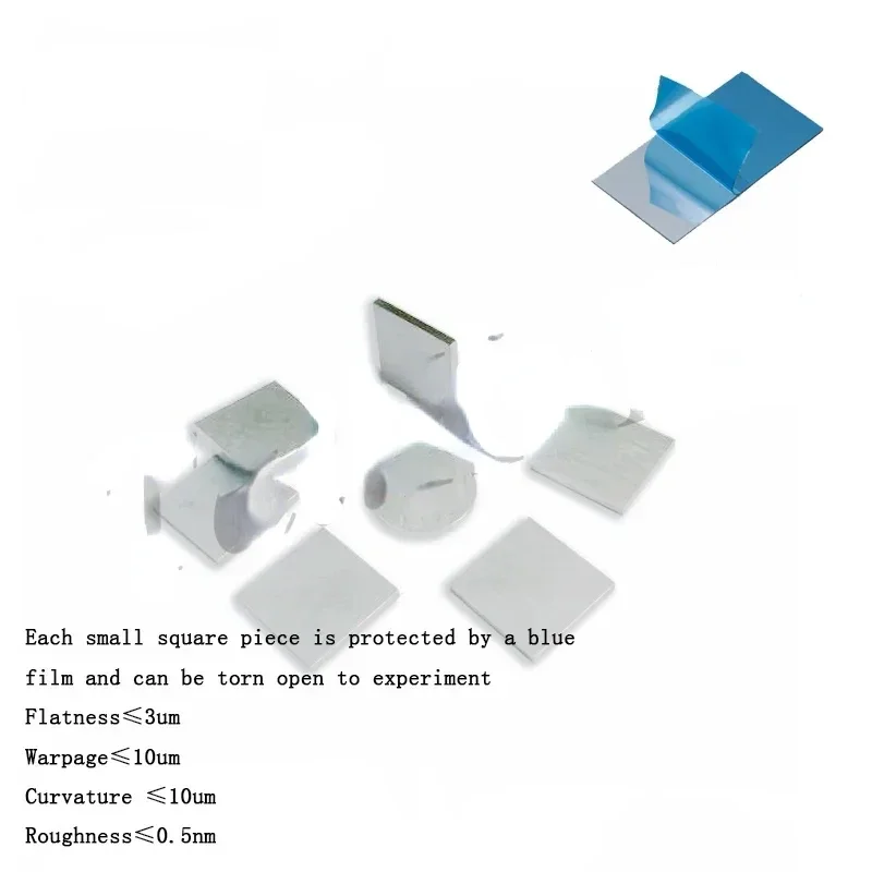 Experimental Scientific Research Single-sided Polished Silicon Wafer Electron Microscope Sem Substrate Sheet Optical Bio-carrier