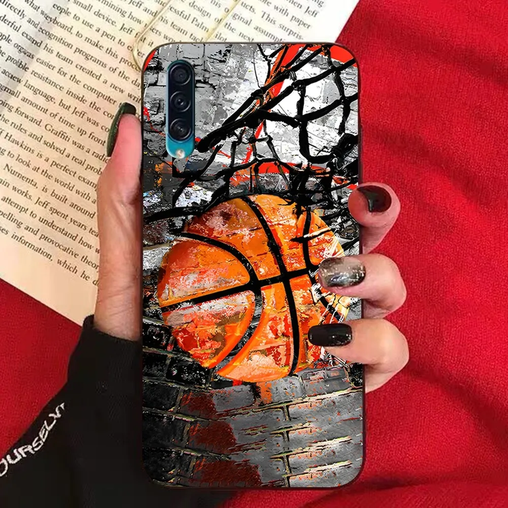 Basketball Basket Number Phone Case For Samsung A 10 11 12 13 20 21 22 30 31 32 40 51 52 53 70 71 72 73 91 13 shell