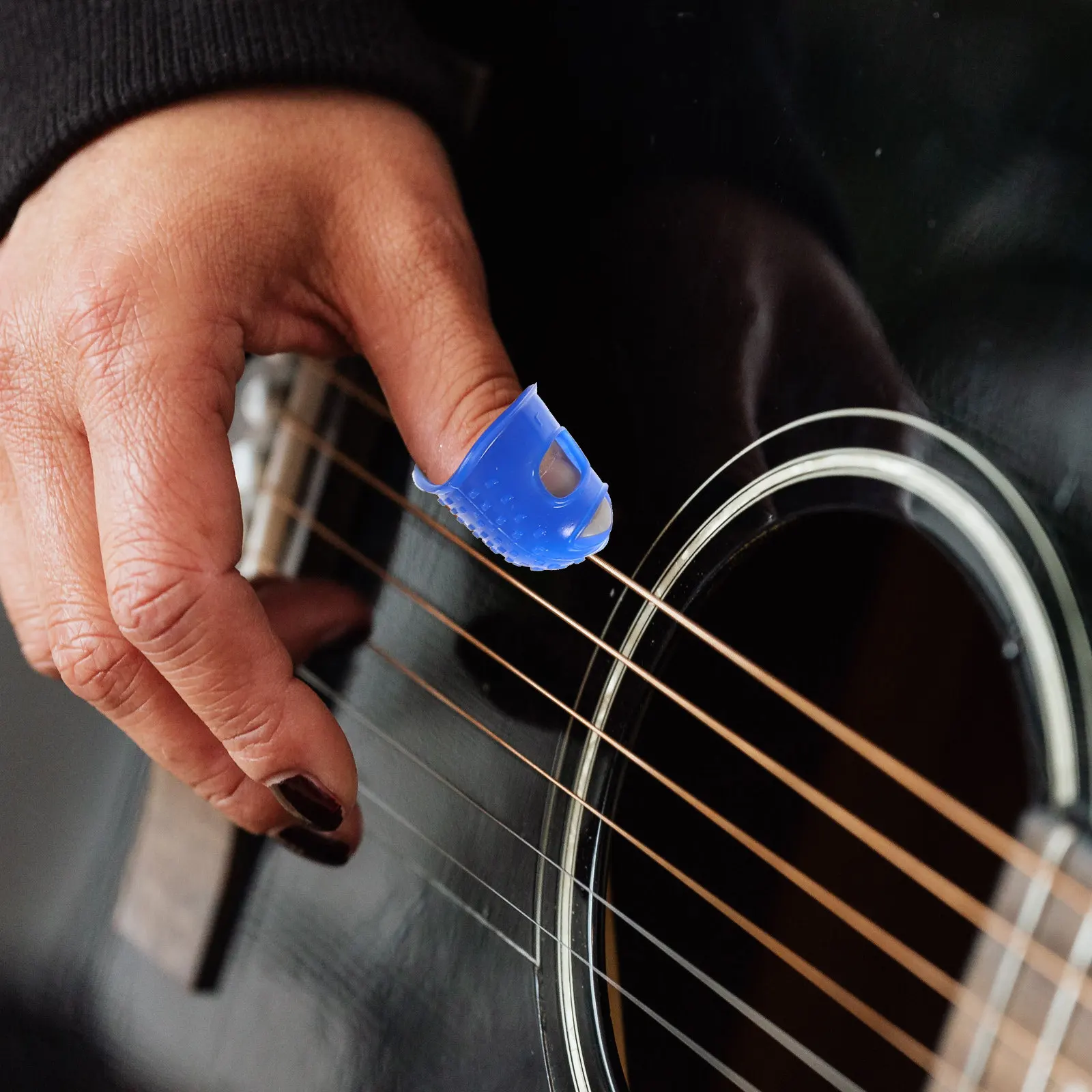 

20Pcs Rubber Finger Protectors Silicone Fingertip Covers Soft Non-Slip Flexible Finger Tips Guitar Paperwork Guard Caps