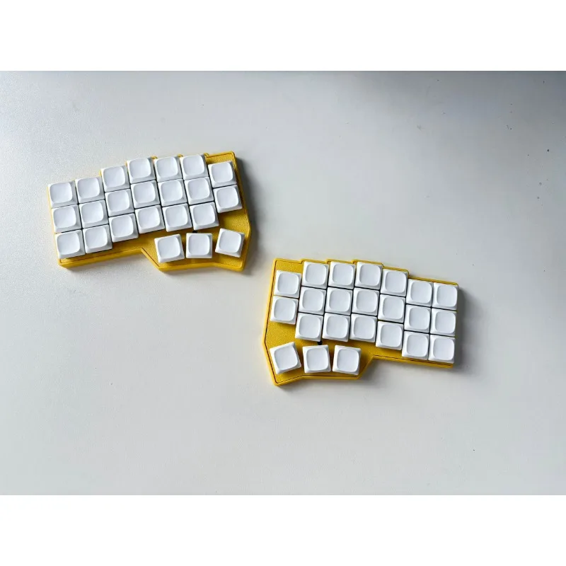 Corne Kit Keyboard Split Berkabel Mekanis Profil Rendah Aksesori Choc Keyboard Ergonomis Terpisah Hot Swap Kustom Mode Tunggal