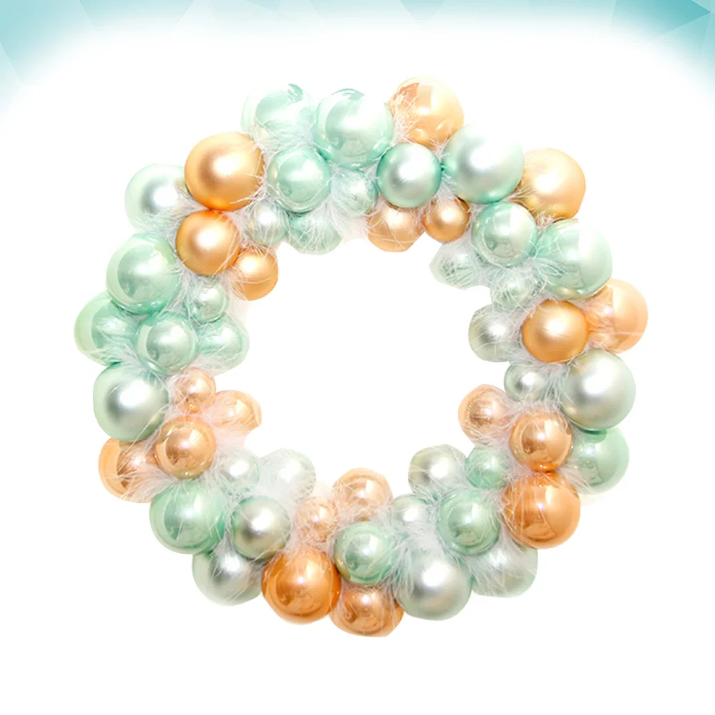 

Christmas Ball Wreath Golden Green Universal Size Festive Door Window Wall Hanging Christmas Decoration Balls Ornament