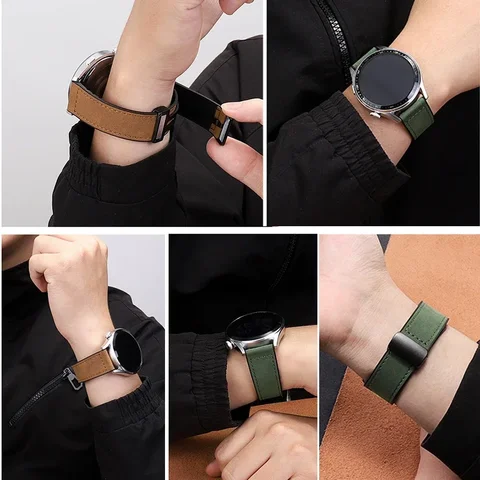 8 best sales läderarmband till Huawei Watch GT2 Pro - №4