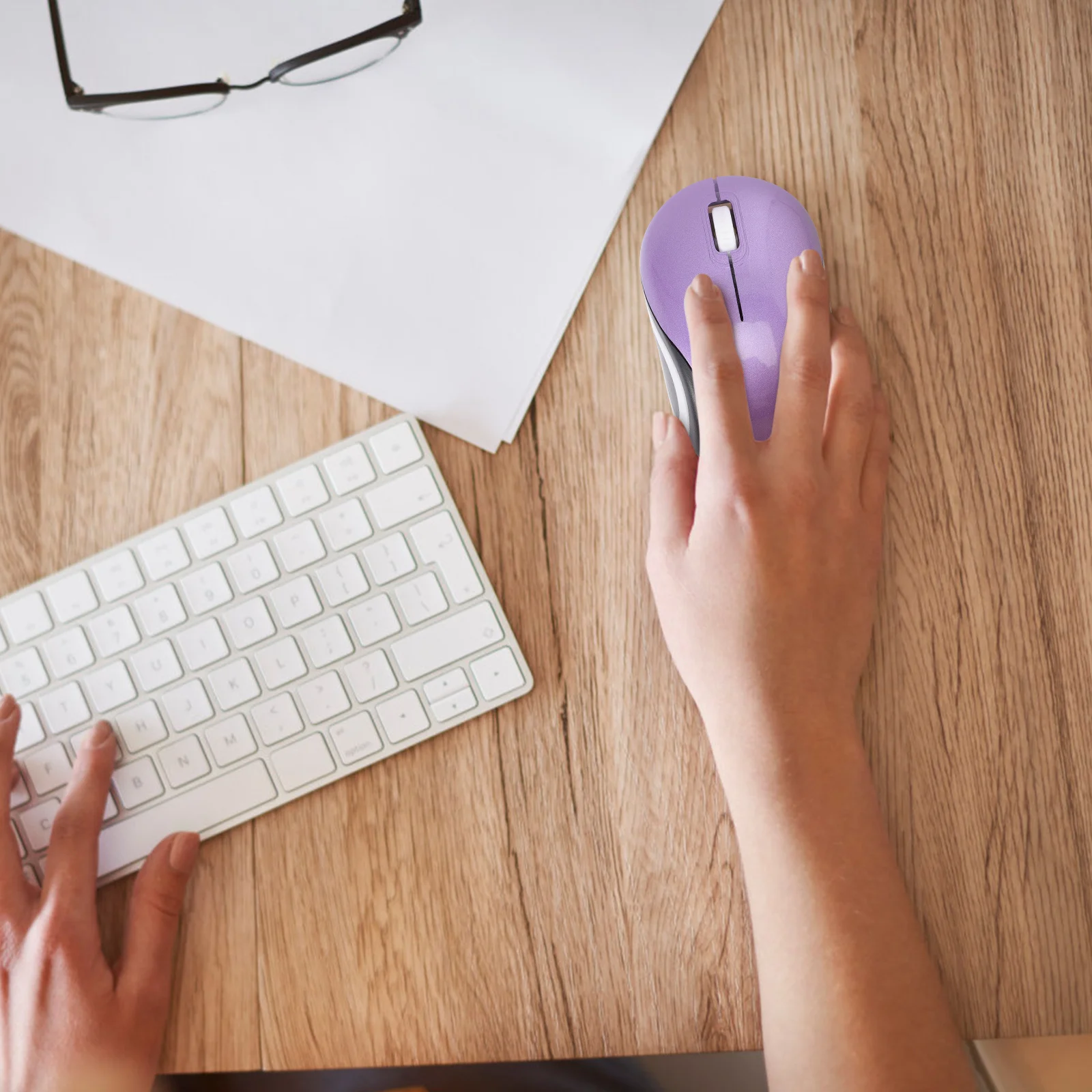 

Wireless Mouse Small Ergonomic Laptop Cordless Computer USB Receiver Silent Gaming Mouse Wireless for Office Home