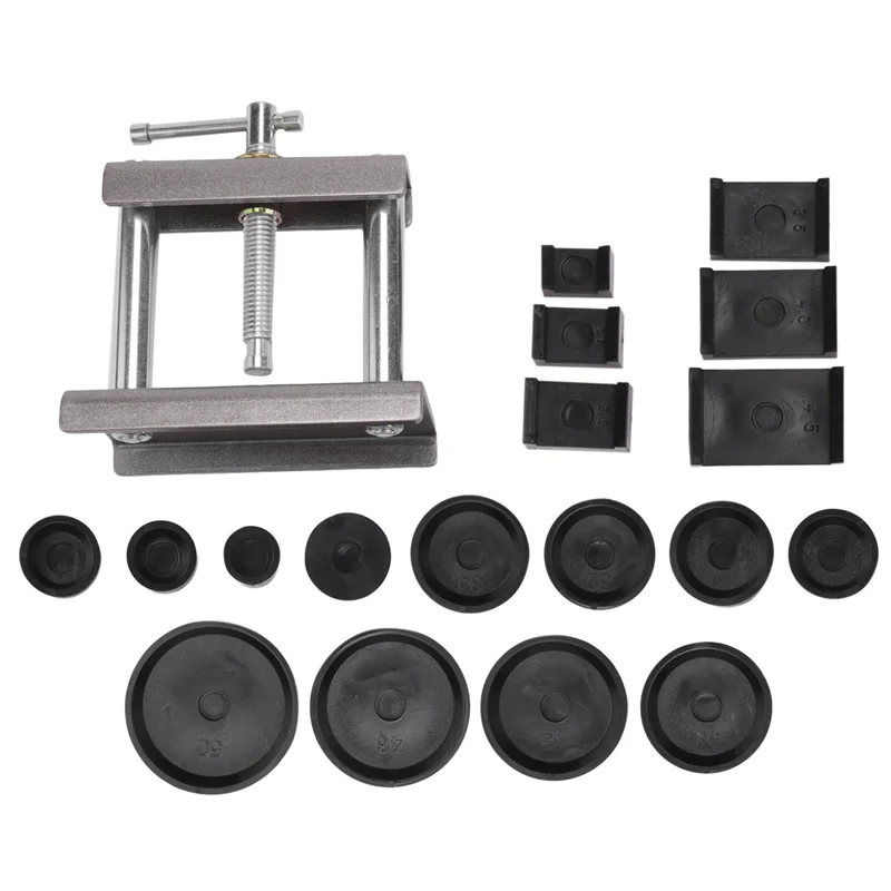 Desktop Watch Case Press 18 Dies Watch Front Back Case Cover Screw Press Presser Close Watchmakers Repair Kit Tools