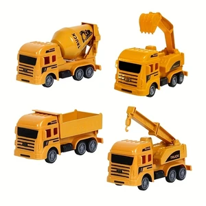 Ingenieurfahrzeugspielzeug für Kinder, Plastikbaubagger, Muldentraktor, Feuerwehrauto, Bulldozer -Modelle 8 Hauptverkaufstraktorwagen - №7