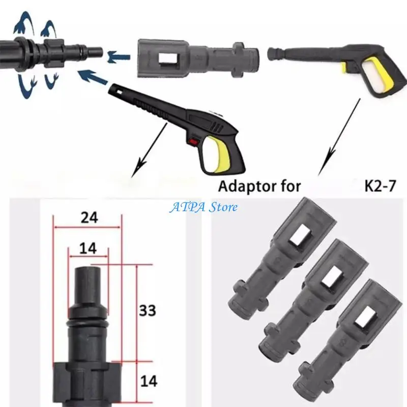 

U13C Powerful 160Bar Tall Pressure Sprinkle Nozzle For Car Driveway Cleaning Permanent ABS Building 5 Modifiable Approaches