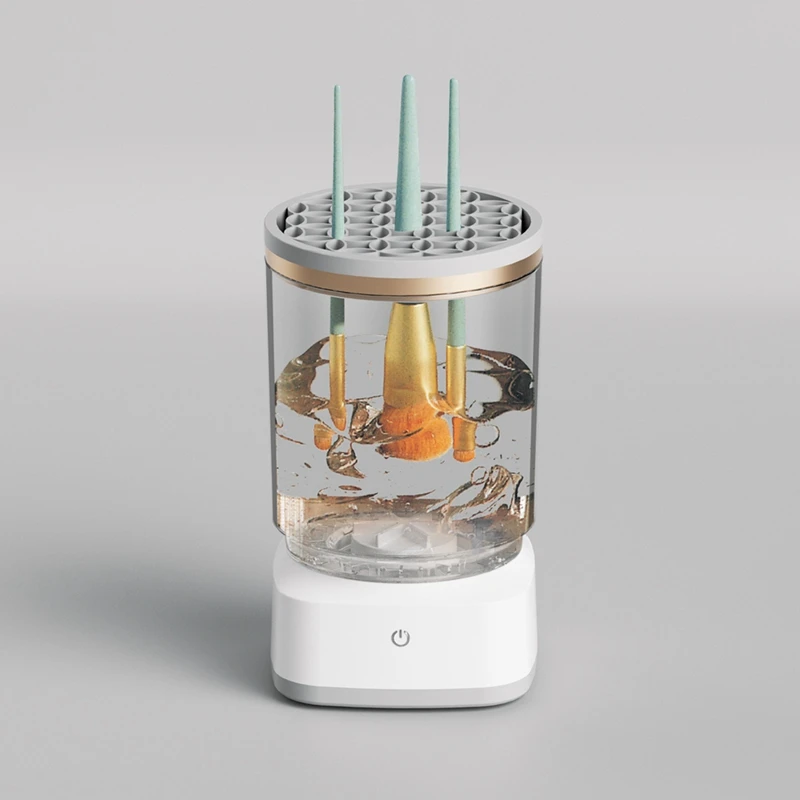 Nettoyeur de pinceaux de maquillage électrique portable avec prise USB, nettoyeur rapide, caoutchouc, machine, livres