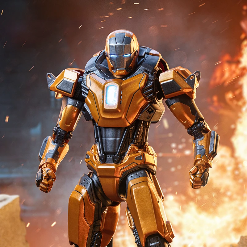 

ZD Toys Original Iron Man MK36 Mediator Action Figure Tony Stark Mecha Model Movable Anime Avengers Collection Toy Boy Gifts