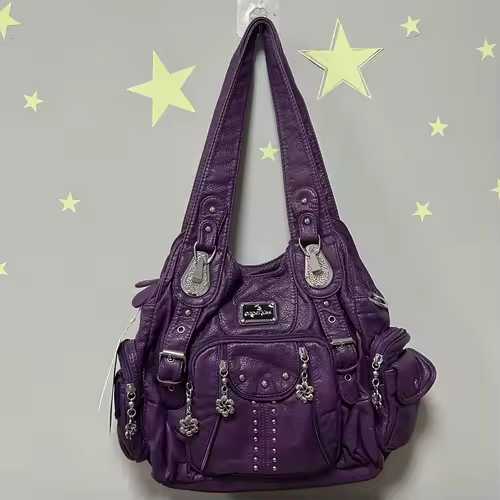 Angel kiss Bag Women Fashion Handbags Women Shoulder Bags PU Leather Handbag Female Satchel Shoulder Purse Bag bolsa feminina - Image 19