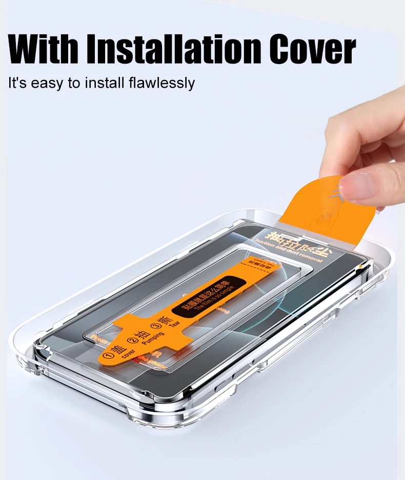 

5PCS HD Tempered Glass Film Dust-Free Install Box For OPPO Reno 14 11A 12 FS 13F 10 Pro Plus 15 Pro Max Mini 5G Screen Protector