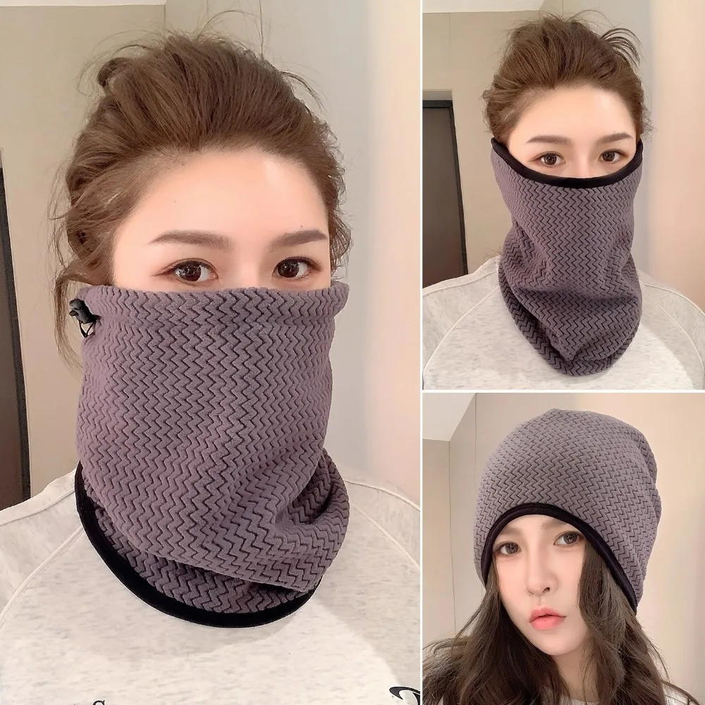Winter Neck Warmer for Women 1PC Thickened Fleece Lined Windproof Cold Proof Face Mask for Cycling Motorcycle Outdoor Sports