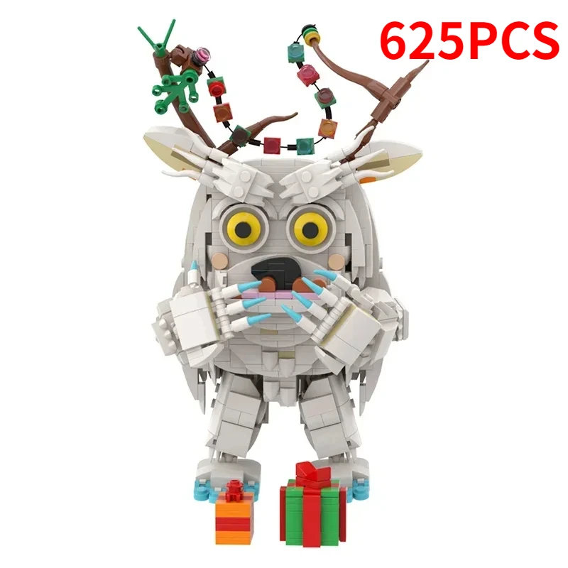 IDEA Serie Weihnachtsgeschenk Schneemonster Bausteine MOC Neujahr Winter Schneemann Montage Modell Puzzle Kind Spielzeug Geburtstagsgeschenk