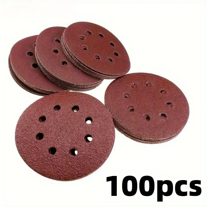 

8-Hole Alumina Sanding Discs Sanding Pad for Metal Wood Glass Polishing