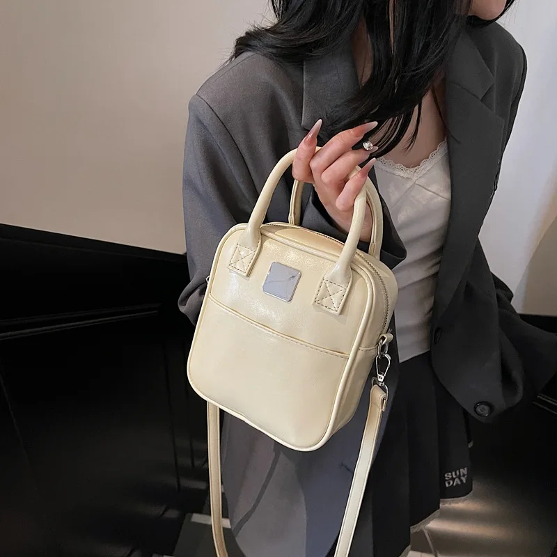 

2025 Новая уникальная однотонная повседневная сумка - новая модная женская многофункциональная классическая сумка через плечо