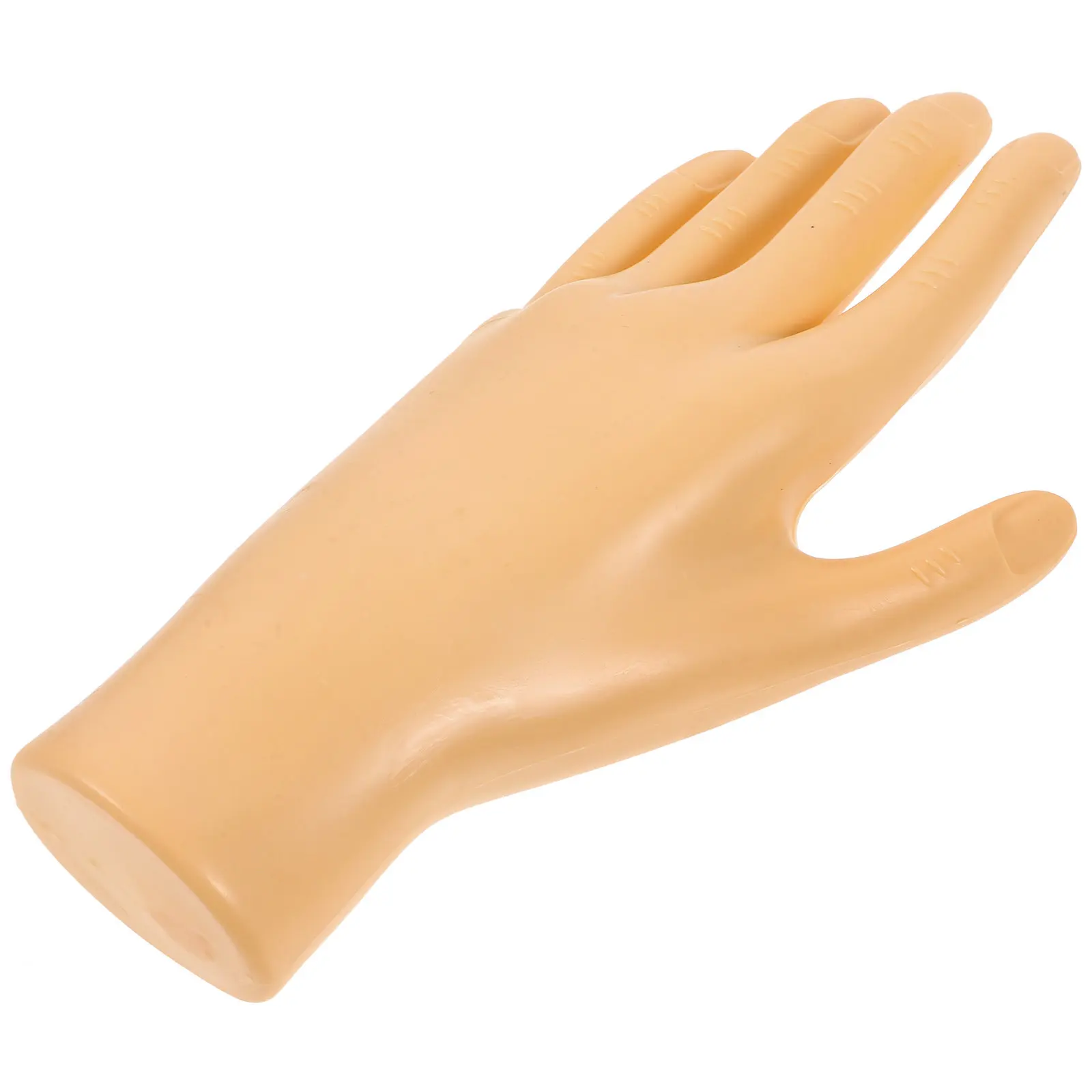 

Skin Colored Nail Practice Hand Simulated Artificial Hand Support Lightweight Stable Portable for Acrylic Nails Practice Display